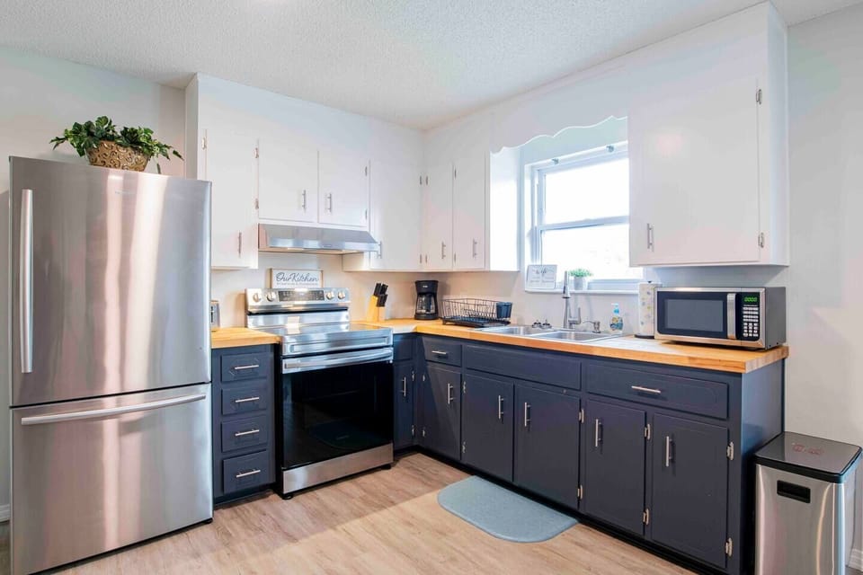 New stainless appliances