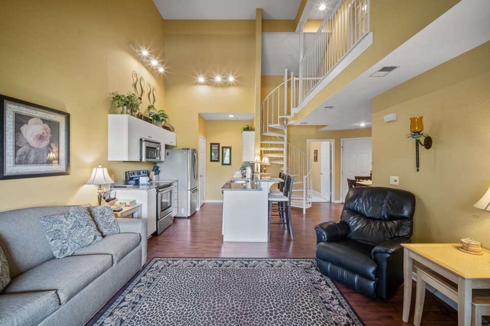 Living Area/Kitchen