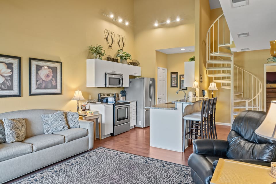 Living Area/Kitchen