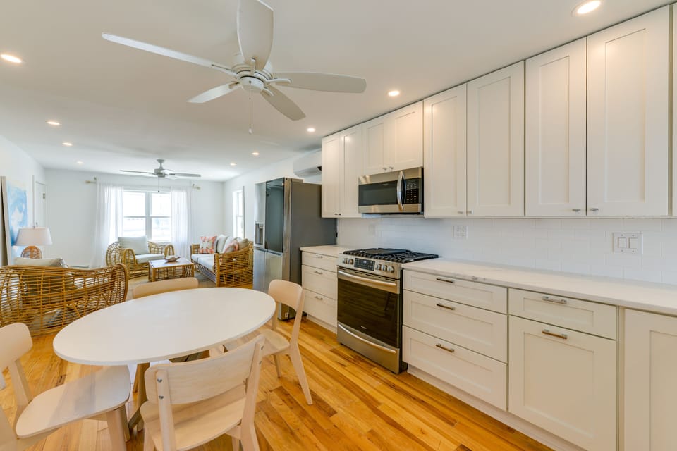 Dining Room | Fully Equipped Kitchen | Ceiling Fans