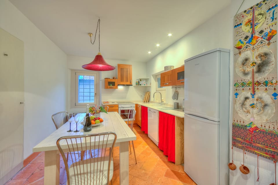 Kitchen and dining area