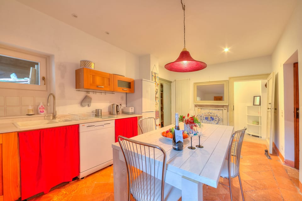 Kitchen and dining area
