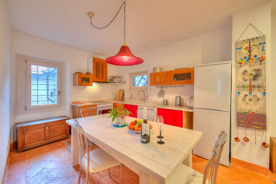 Kitchen and dining area