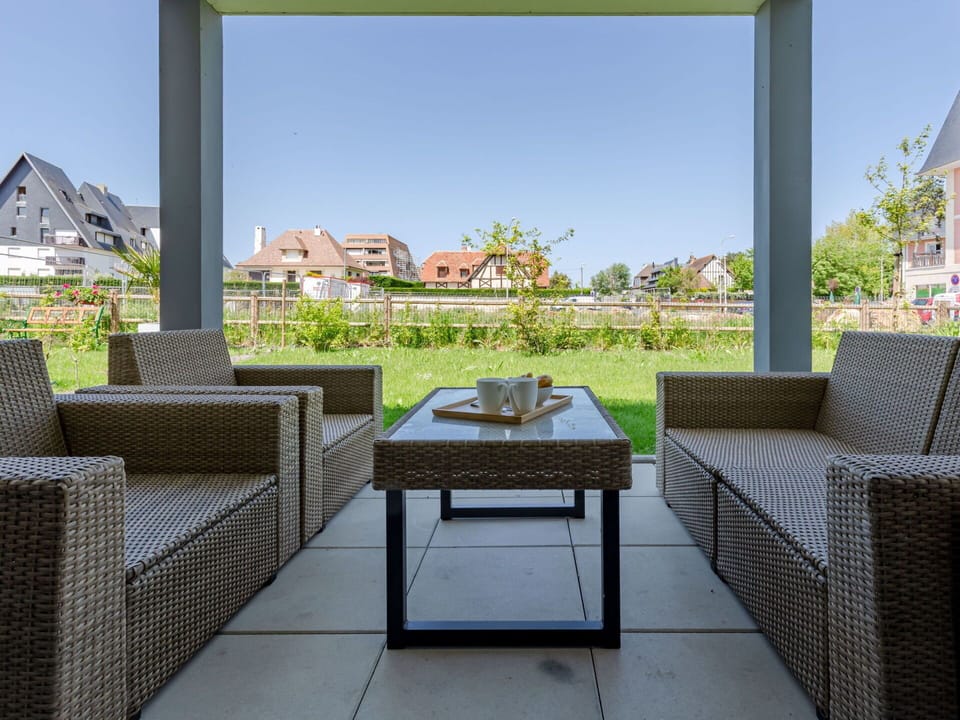 Furniture, Plant, Table, Sky, Azure, Rectangle, Building, Shade, Interior Design, Window