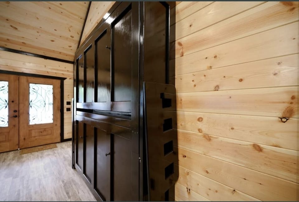 Foldable Murphy bed that sleeps 2 