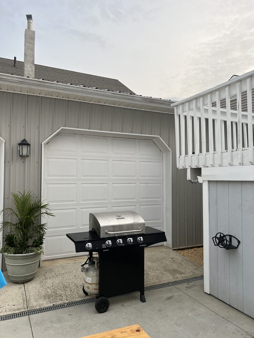 Shared grilling area