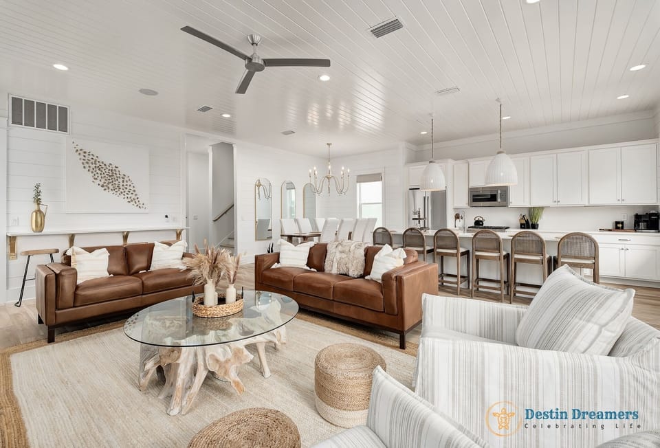 Bright Open Living Room Designed for Gathering and Relaxation