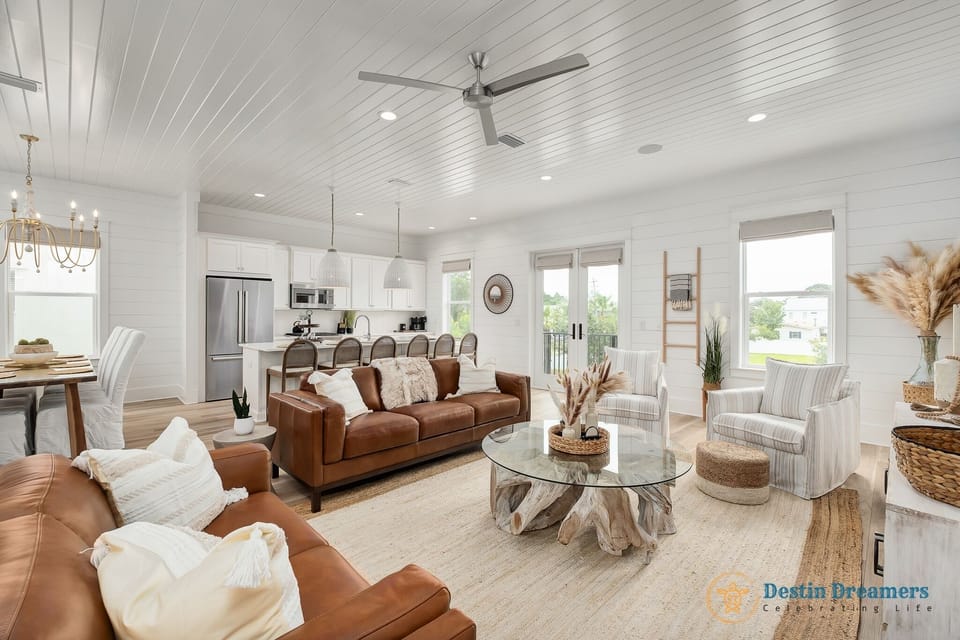 Bright Open Living Room Designed for Gathering and Relaxation