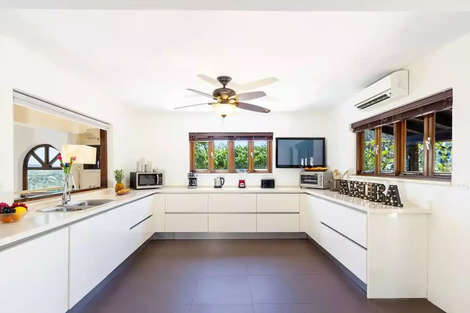 Maximum comfort and convenience are offered through three full relaxing bathrooms. All are stocked with fresh towels and abundant essential toiletries to ensure a carefree stay.