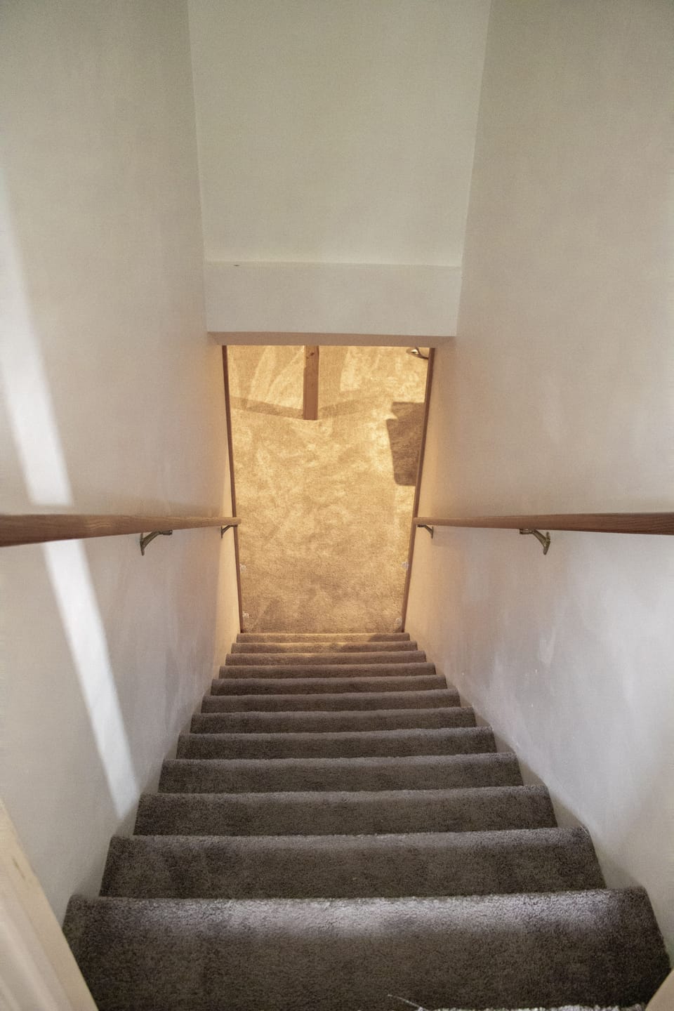 Stairway to the furnished basement