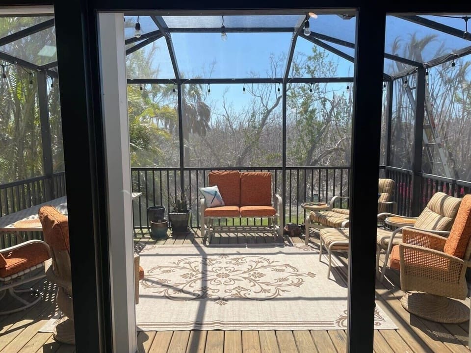 Patio with ample seating