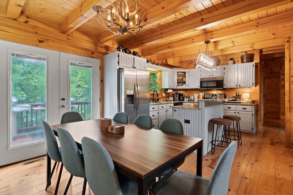 Dining table that seats 8
