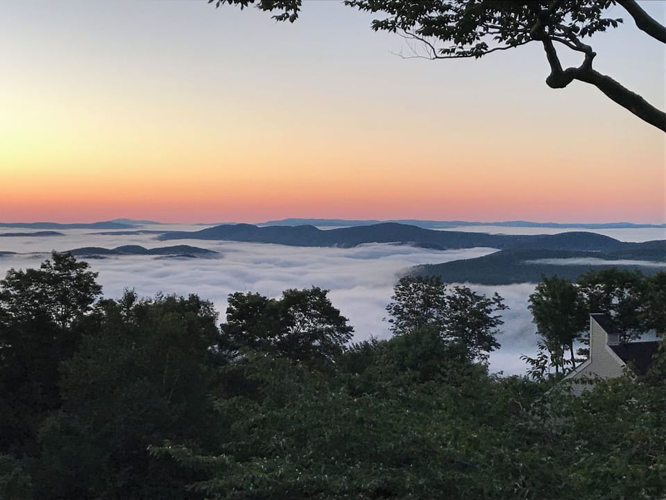 Sunrise in July 2017