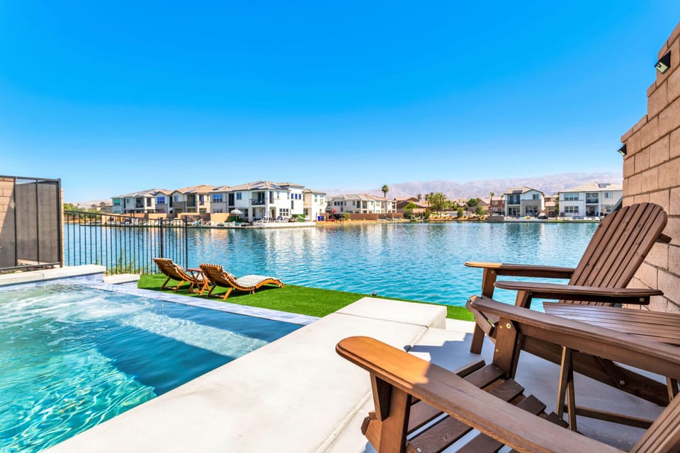 The view from Lake from the backyard