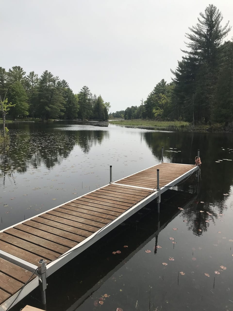 Riverfront dock