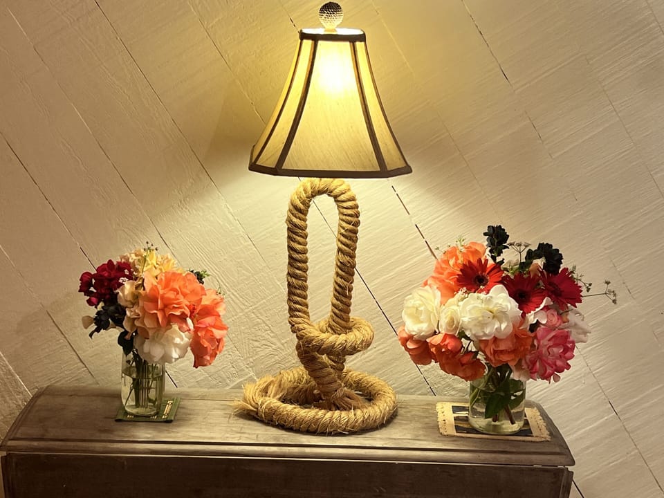 Fresh flowers for your visit from our gardens