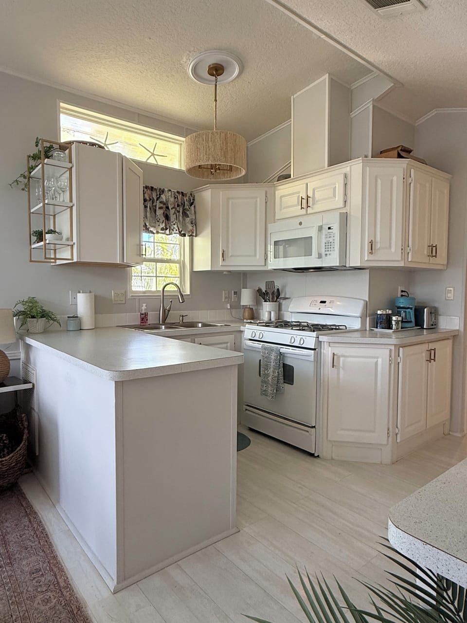 Open and lots of counter space