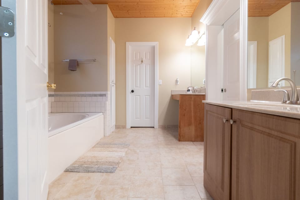 Master bath main floor