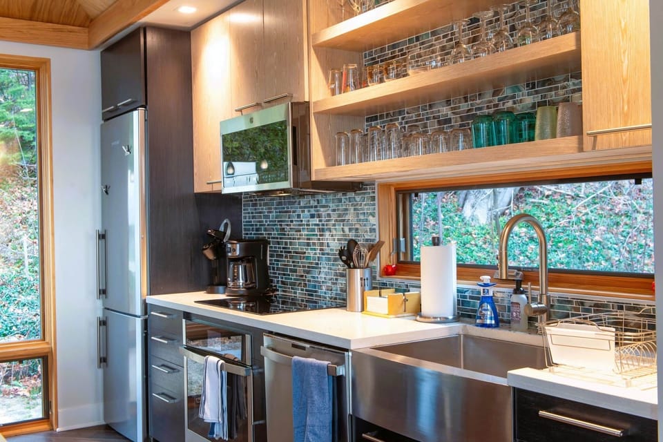 Full Kitchen, Additional Refrigerator Nearby 