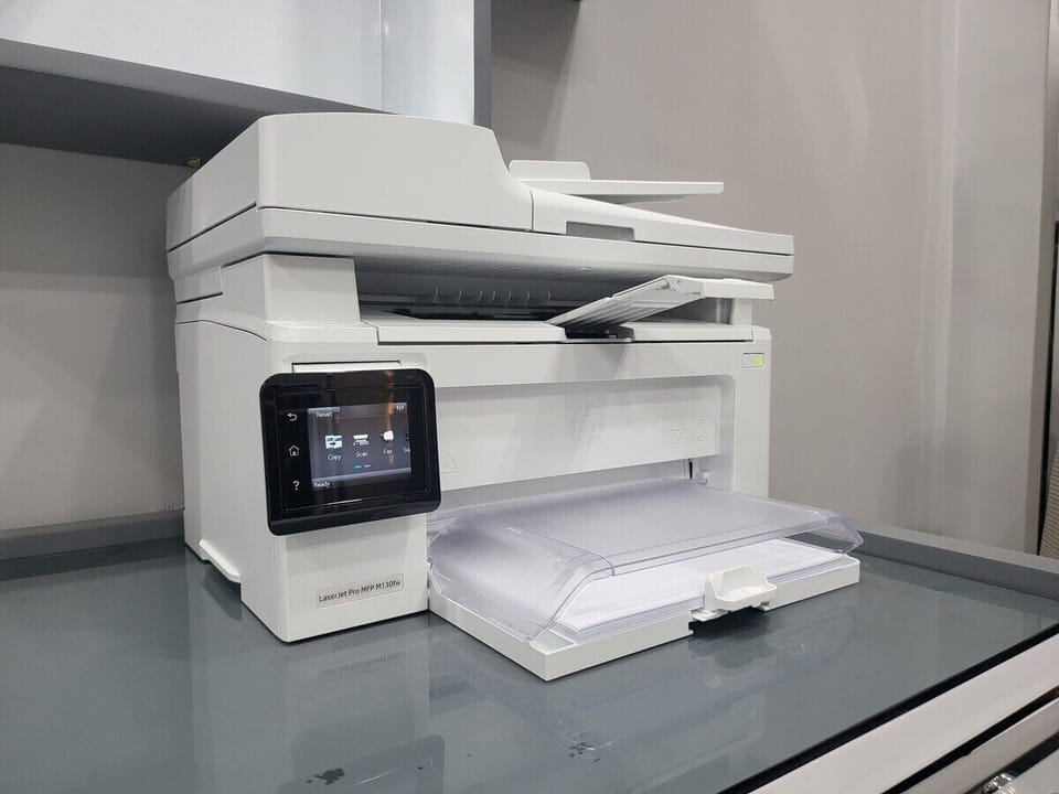 Wifi laser printer available in property for use
