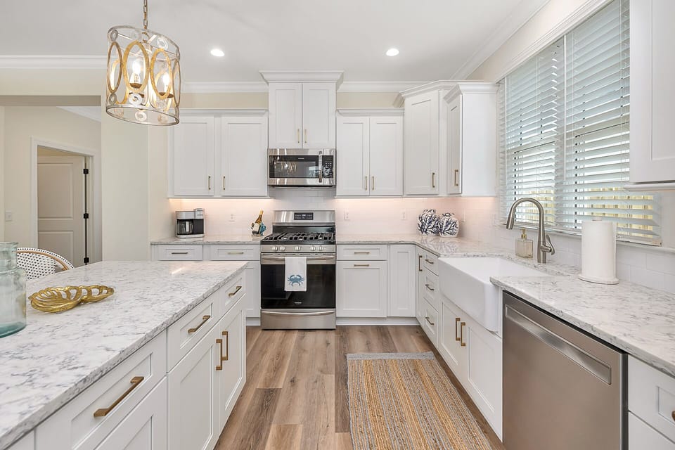 Spacious kitchen to accommodate any meal with the family