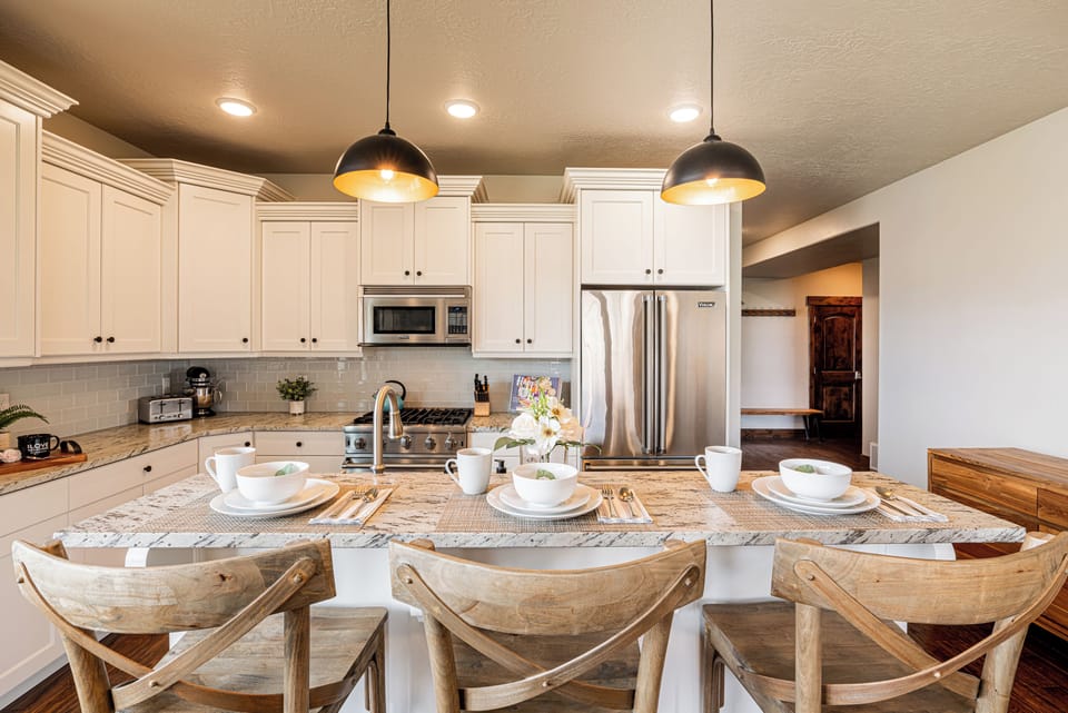 Kitchen Island with Bar Seating