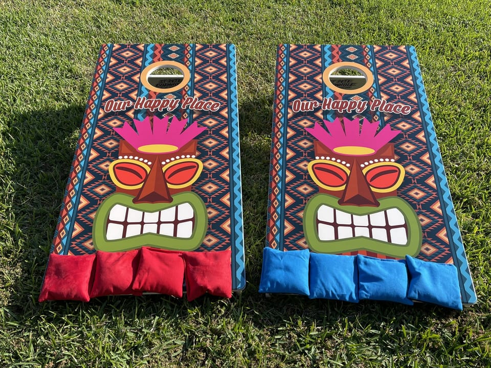 Cornhole Boards and Bags - Free Use with Rental.