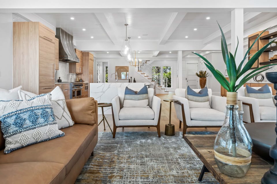 Designer interiors throughout the home