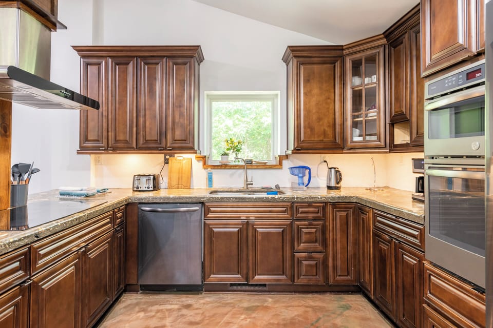 Main floor — Kitchen area