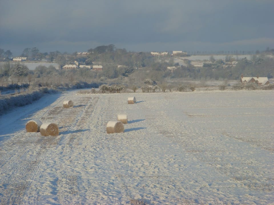 View into Witchampton from High Lea
