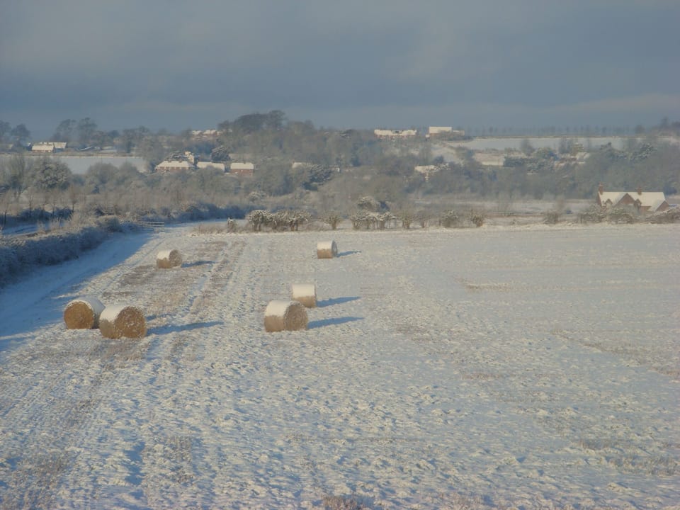 View into Witchampton from High Lea