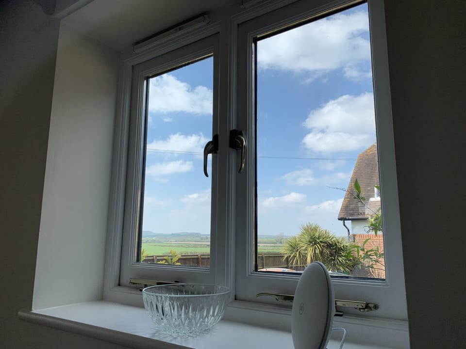 View from side window in lounge
