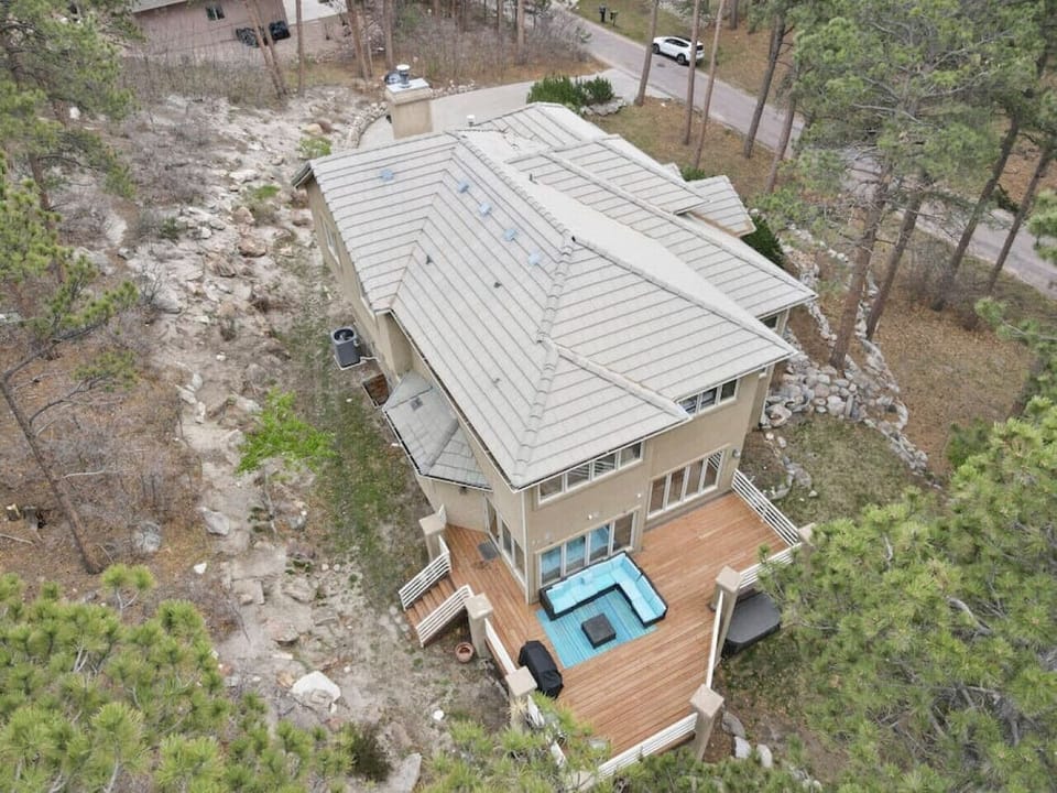 Aerial View of Home and Property