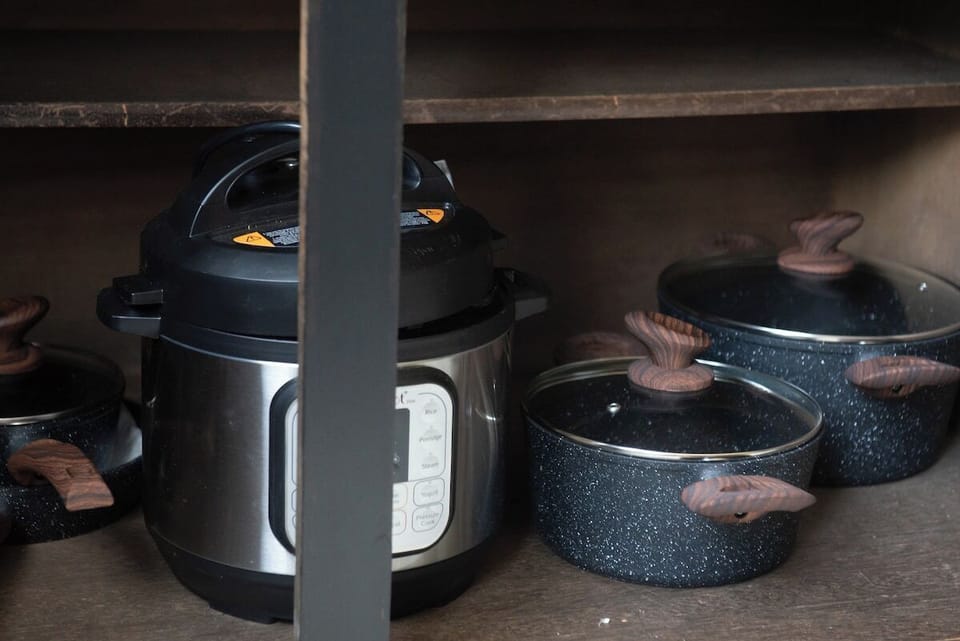 Pots pans and Insta pot