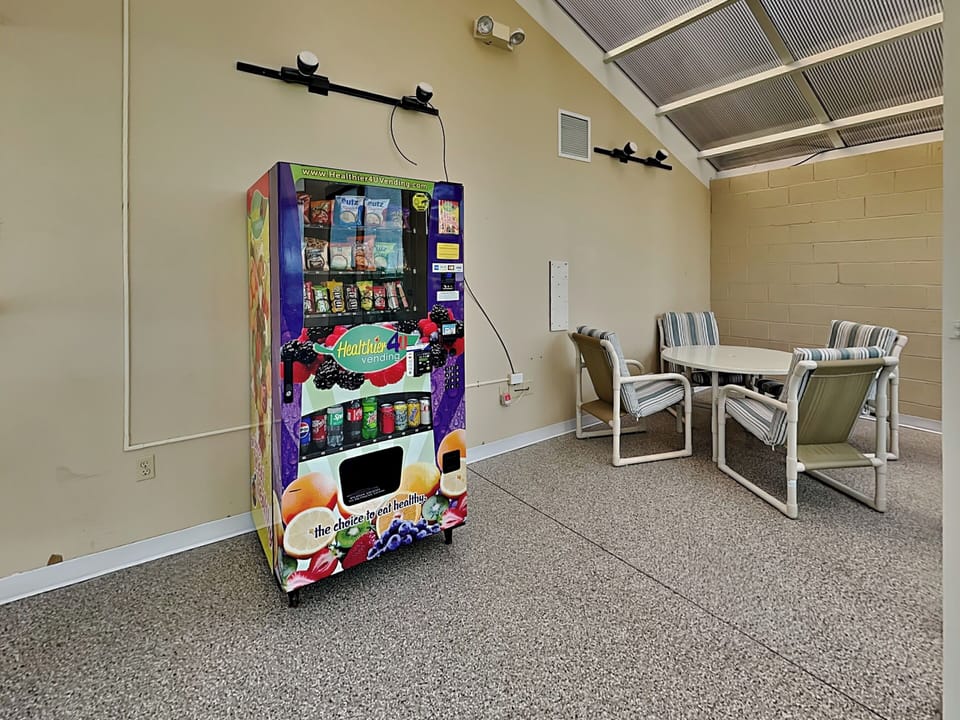 Vending Area Near Indoor Swimming Pool