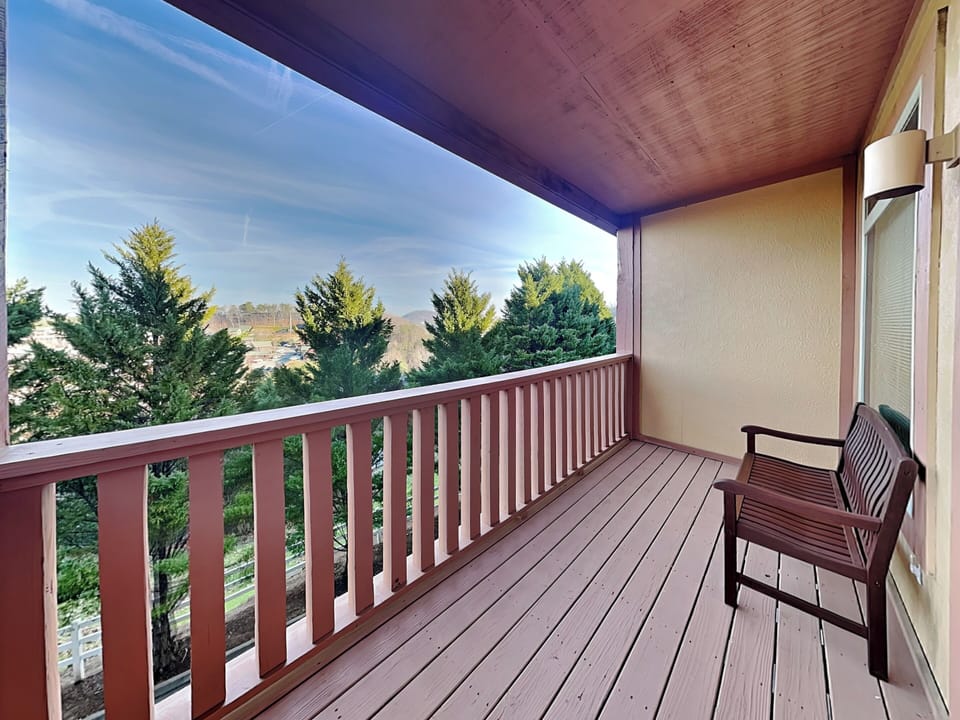 Balcony with a Mountain View