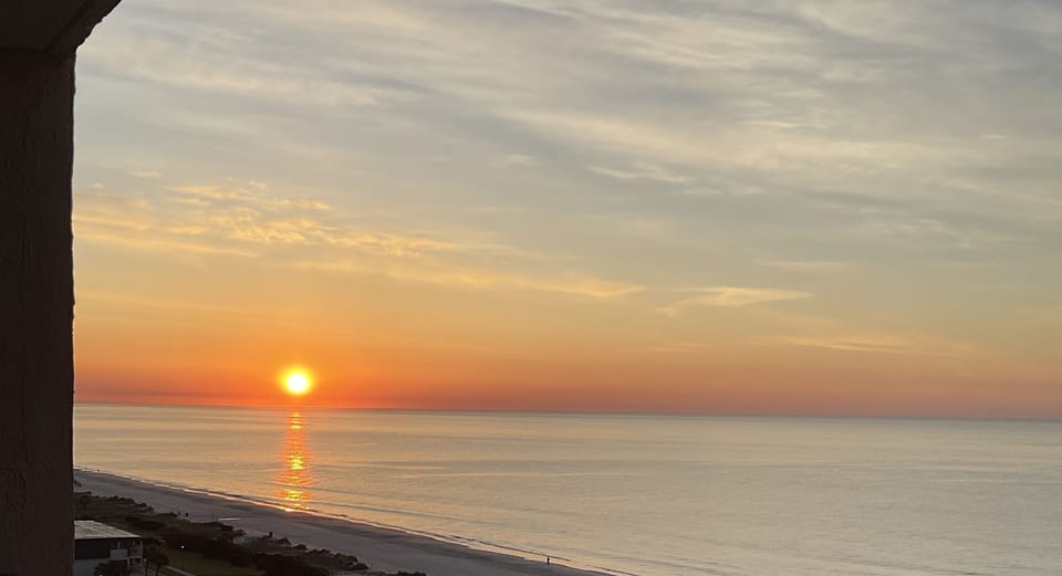 Watch the sunrise without leaving your suite!