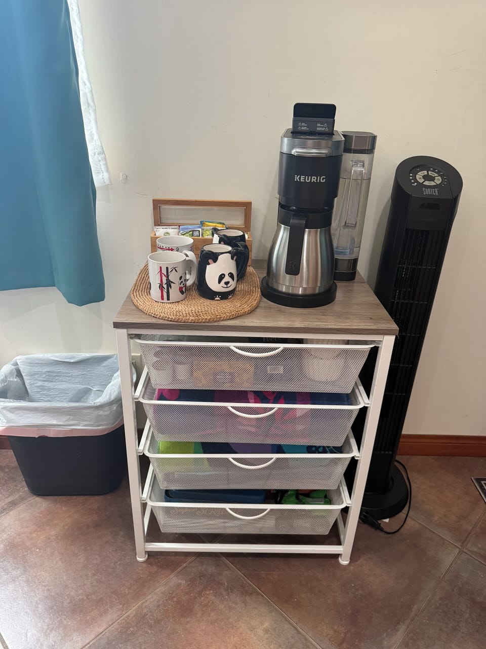 Enjoy a cup of coffee