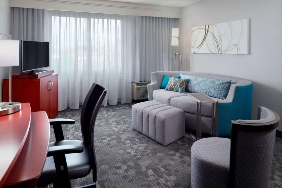 Kick back in the cozy lounge with room to spread out.