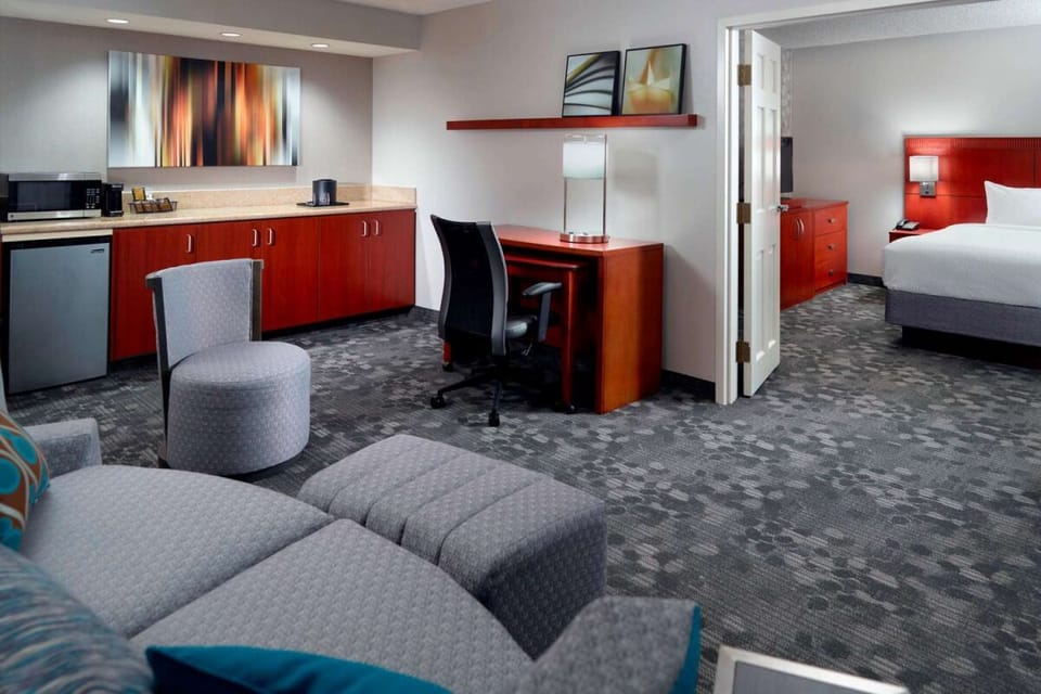Enjoy easy snacks and coffee with a convenient in-room kitchenette.