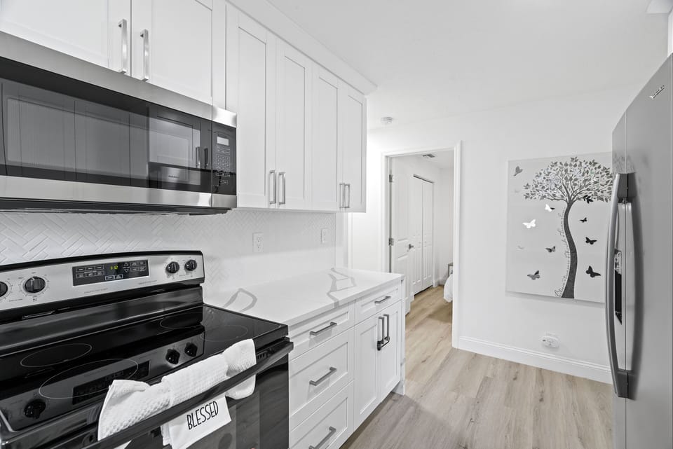 Fully equipped kitchen ready for your stay