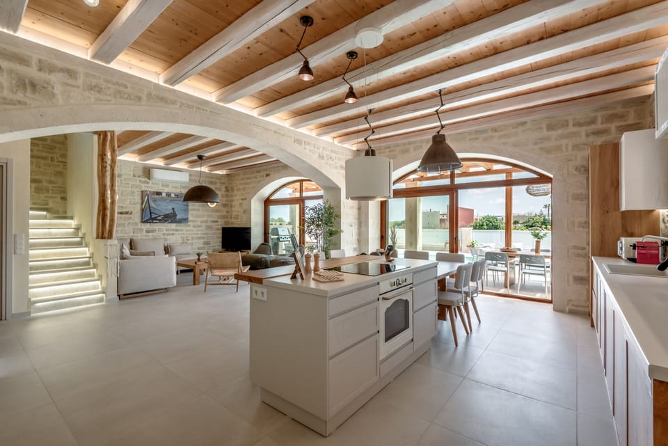 A fully equipped kitchen for culinary wonders. 