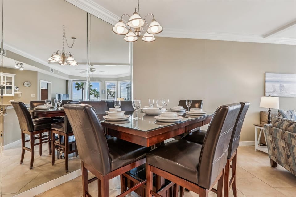 Dining Area with Seating for Six at 1301 SeaCrest