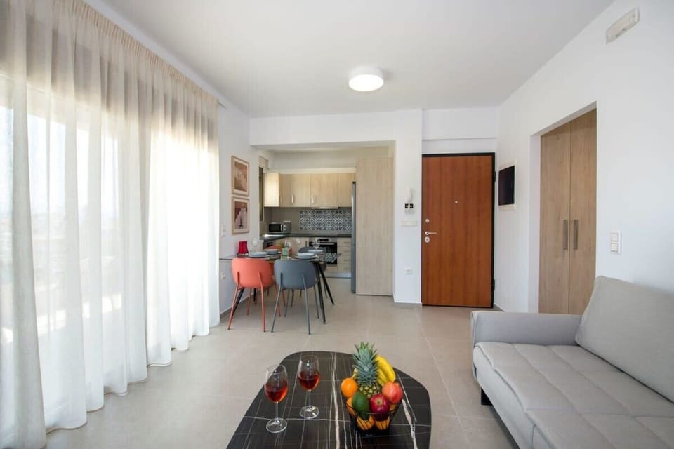 Have a drink while relaxing in the living room