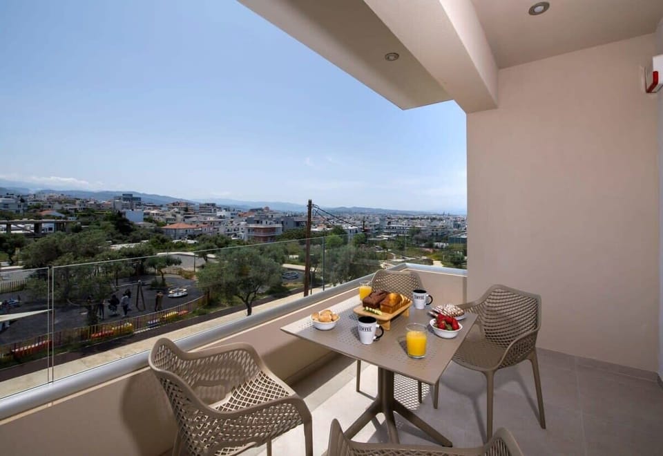 Enjoy the view from the balcony