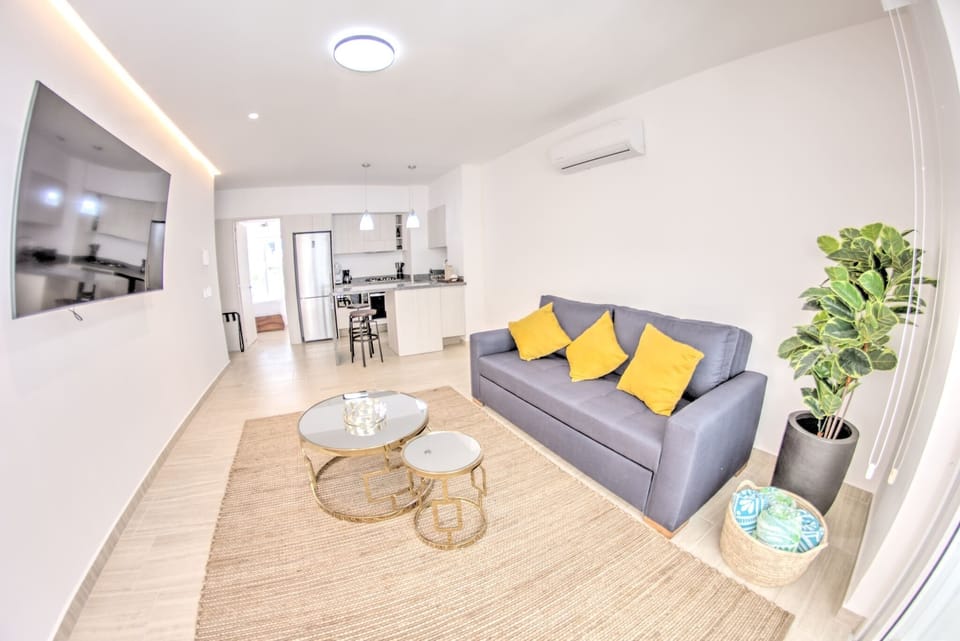 Living room with Smart TV