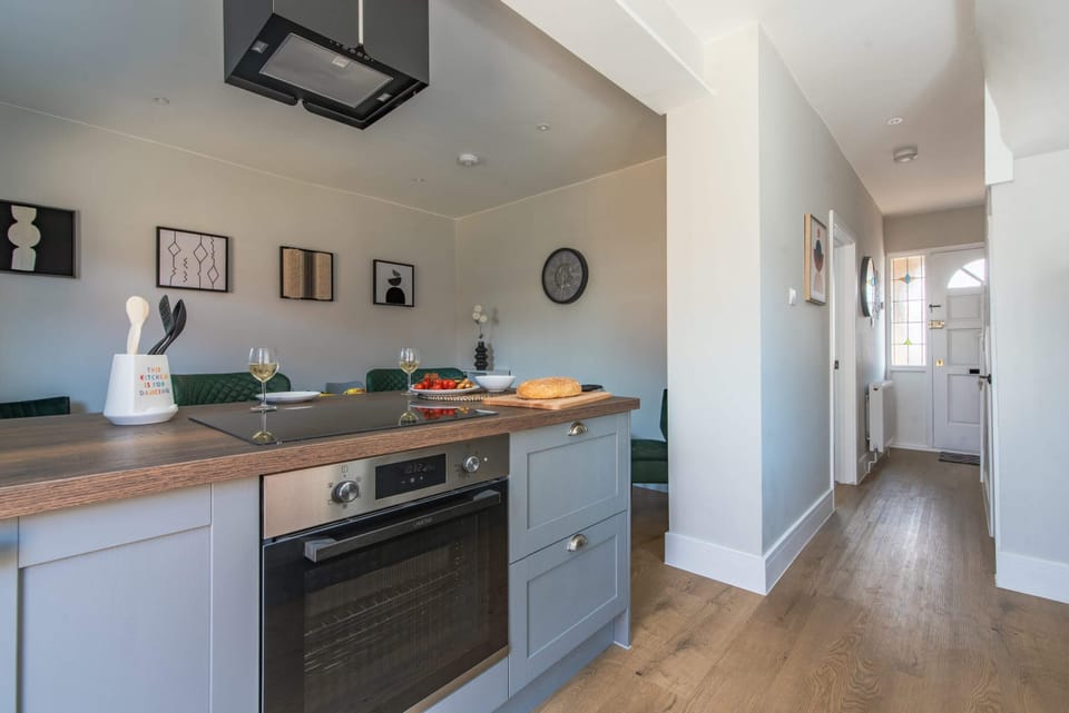 Kitchen and hallway