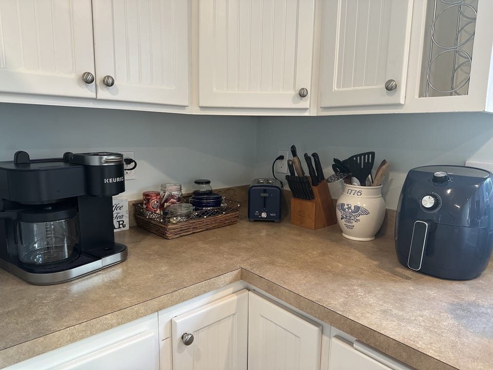 Kitchen equipped for cooking