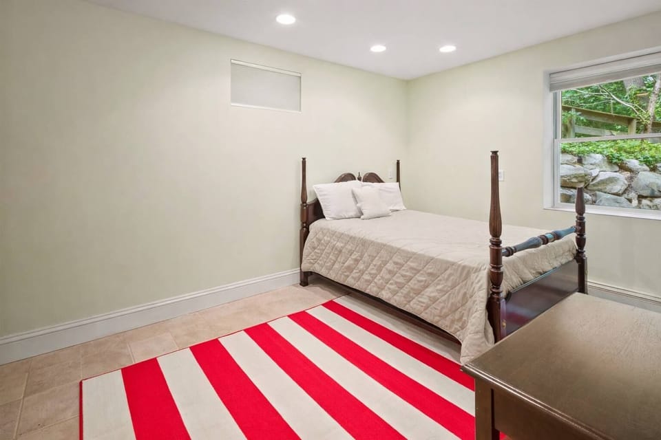 Lower Level Bedroom with a full bed