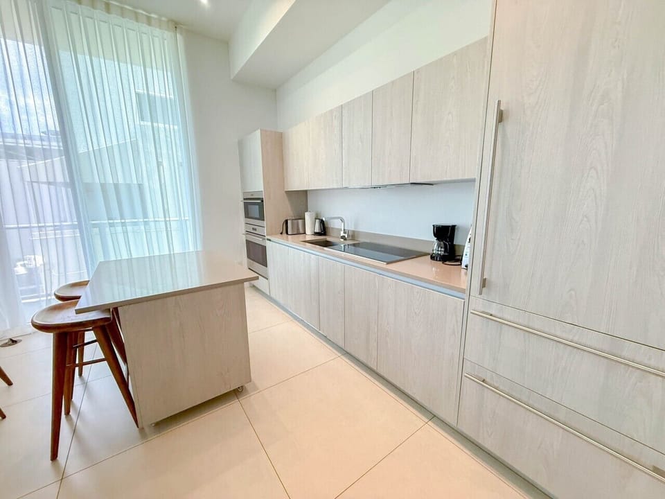 Sleek Modern Kitchen with Premium Appliances
